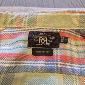 Ralph Lauren Multicolor Plaid Casual Button Down Shirt - Size Small